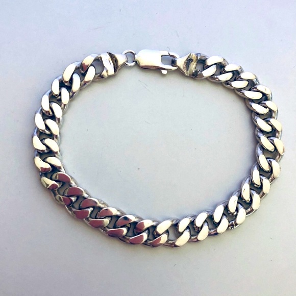 Other - Chain bracelet 8mm 925 silver chain